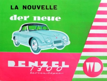Denzel 1300 Seriensuper Modelprogram 1956 Carbrochure (1713)